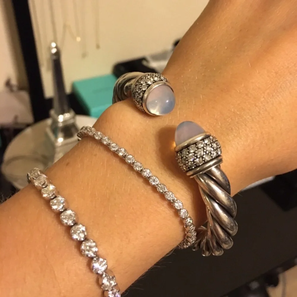 Authentic 7ct Diamond tennis bracelet - Picture 4 of 9